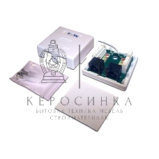Настенная розетка, 2 порта RJ-45 категории 6, STP, белая