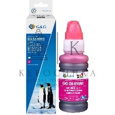 Чернила G&G GG-GI-490M GI-490 пурпурный 70мл для Canon Pixma G1400/G2400/G3400/G4400