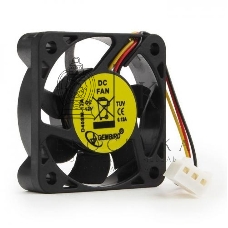 Вентилятор для корпуса Gembird черный, 40 мм, 6000 об/мин, 25 дБ, 3 pin