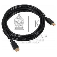 Кабель аудио-видео Buro HDMI (m)/HDMI (m) 3м. позолоченные контакты черный
