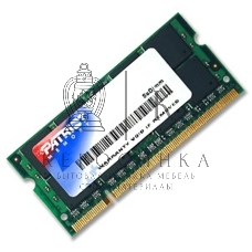 Оперативная память Patriot, DDR2, 2GB (1x2 GB), 800 MHz, CL6, SO-DIMM