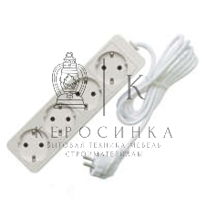 Удлинитель 4х3 м с заземл. 10А IP20 2.2 кВт Союз 481S-9403