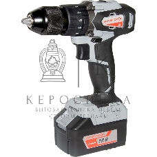 Дрель-шуруповерт аккумуляторная ИНТЕРСКОЛ ДАУ-13/18ВК, Аккумуляторный, 18В, 2 АКБ, Ударный, Кейс