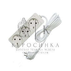 Удлинитель 3х3 м с заземл. 10А IP20 2.2 кВт Союз 481S-9303