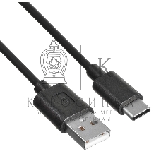 Кабель Buro USB-TC-1.2B3A 1.2м черный