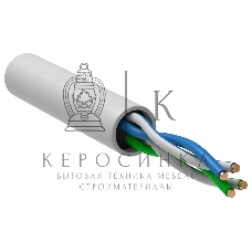 Кабель информационный ITK кат.5е U/UTP не экранированный 2X2X24AWG LSZH внутренний 305м белый