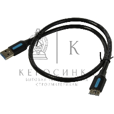 Кабель Vention USB 3.0 AM/micro B - 0.5м