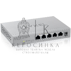 Коммутатор мультигигабитный Zyxel MG-105, 5x1/2,5GE, настольный, бесшумный