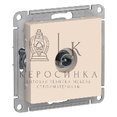 Механизм розетки TV AtlasDesign проходной 4DB беж. SchE ATN000292