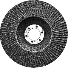 Круг лепестковый Сибртех торцевой, конический, Р 24, 125 х 22,2 мм