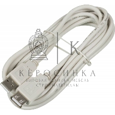 Кабель AM/AF USB2.0 3м Ningbo удлинитель USB 2.0, прозрачная изоляция, USB2.0-AM-AF-3-BR