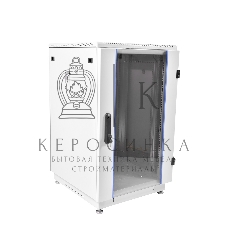 Шкаф коммутационный ЦМО ШТК-М-18.6.6-1ААА 18U 600x600 мм пер. дв. стекл задн. дв. стал. лист 2 бок. пан. направл. под закл. гайки 270 кг серый