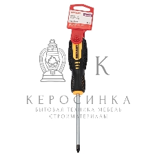Отвертка крестовая Rexant PZ 2х100 мм, двухкомпонентная рукоятка