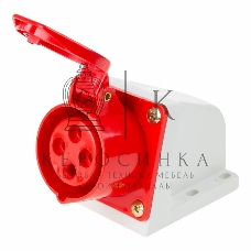 Розетка Rexant 114 стационарная 3Р+РЕ 16А 380В IP44