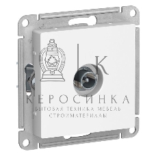 Механизм розетки TV AtlasDesign оконечный 1DB белый SchE ATN000191