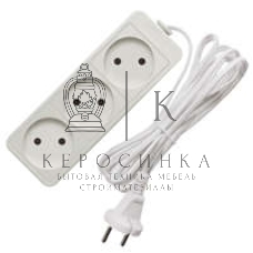 Удлинитель быт. ТМ Союз 1300 Вт 3 гн. ШВВП 1,5 м 481S-0301