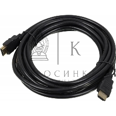 Кабель аудио-видео High Speed ver.1.4 HDMI (m)/HDMI (m) 5м. позолоченные контакты черный