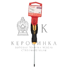 Отвертка крестовая Rexant PZ 0х75 мм, двухкомпонентная рукоятка