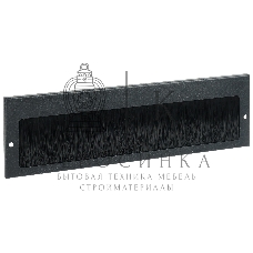 Щеточный кабельный ввод 390х115 мм, черный ITK BE05-390-115M