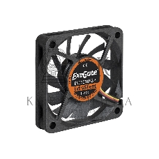 Вентилятор для корпуса ExeGate ExtraSilent ES06010S3P черный, 60 мм, 2000 об/мин, 16 дБ, 3 pin