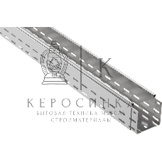 Лоток листовой перфорированный 100х100 L3000 сталь 0.7мм ИЭК CLP10-100-100-3