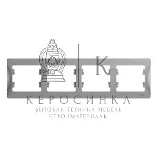 Рамка 4-м Glossa горизонт. алюм. SchE GSL000304