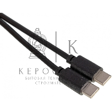 Кабель USB Type-C (m)-USB Type-C (m) 1м черный