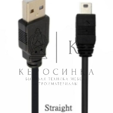 Кабель USB Type A на Mini USB прямой 1,5 м