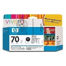 Картридж струйный HP №70 C9449A фото черный для HP DJ Z2100/Z3100 (130мл)