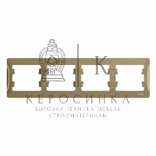 Рамка 4-м Glossa горизонт. титан SchE GSL000404