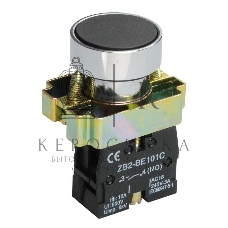 Кнопка LAY5-BA21 без подсветки черный 1з IEK BBT60-BA-K02