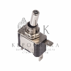 Тумблер Rexant 12V 25А (3c) ON-OFF однополюсный с синей LED подсветкой