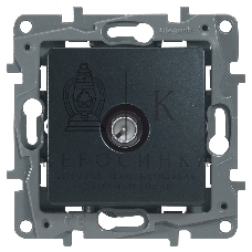 Розетка телевизионная TV Звезда, алюминий ETIKA