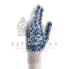 Перчатки трикотажные Сибртех ПВХ-покрытие 