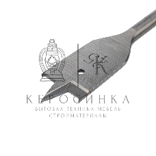 Сверло перовое по дереву Kranz 25х152 мм, шестигранный хвостовик