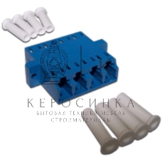 Адаптер оптический LC, SM, 4 порта, корпус SC
