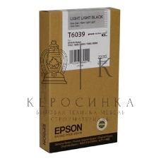 Картридж струйный Epson C13T603900 светло-серый для Epson Sty Pro 7800/9800/7880/9880 (220мл)