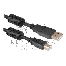 Кабель Defender USB04-06 PRO Кабель USB 2.0 для соед. 1.8м AM/BM, зол.конт, 2фер.фил.