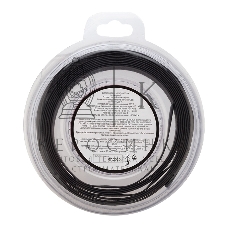 Трубка термоусаживаемая Rexant 8.0/4.0мм черный ролик 2.44м