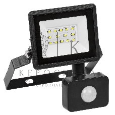 Прожектор Iek LPDO602-20-65-K02 СДО 06-20Д светодиодный черный с датчиком движения IP54 6500K