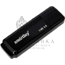 Флешка USB Smartbuy V-Cut DOCK BLACK (SB64 GbDK-K3), 64 Gb, USB 3.1 Gen 1, R/W 75/25, черный