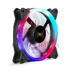 Вентилятор для корпуса ExeGate EX12025H3P4PSR-PWM.ARGb черный, 120 мм, 1800 об/мин, 26 дБ, 4 pin