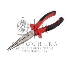 Тонкогубцы Rexant 200 мм никелированные, двухкомпонентные рукоятки