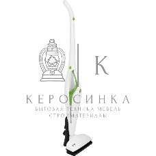 Пылесос вертикальный Mystery MVC-1118 белый/зеленый, питание от аккумулятора, 300 Вт, уборка сухая, пылесборник 0.5 л, работа от АКБ max 30 мин