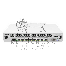 Маршрутизатор Mikrotik CCR1009-7G-1C-PC with Tilera Tile-Gx9 CPU (9-cores, 1Ghz per core), 1Gb RAM, 7xGbit LAN, 1x Combo port (1xGbit LAN or SFP), RouterOS L6, passive cooling desktop enclosure, rackmount ears, PSU