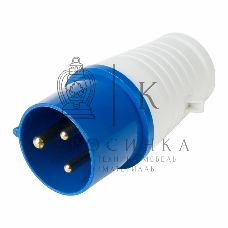 Вилка Rexant 023 переносная 2Р+РЕ 32А 220В IP44