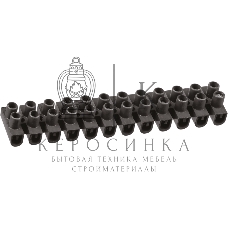 Колодка клеммная Navigator 1х4кв.мм 12пар NTB-UPP-S12-3/BL полипропилен черный