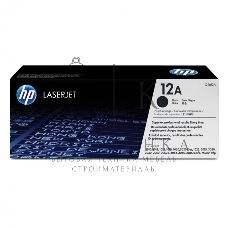 Картридж лазерный HP Q2612A черный для LaserJet 1010/1018/1020/1012/1015/3015/3020/3030 (2000 стр.)