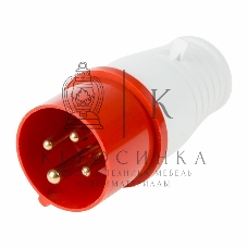 Вилка Rexant 014 переносная 3Р+РЕ 16А 380В IP44