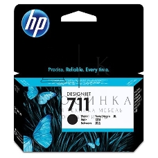 Картридж струйный HP №711 CZ129A черный для HP DJ T120/T520 (38мл)